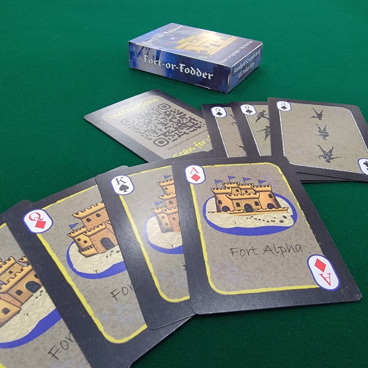 Fort-Or-Fodder© Card Game Deck