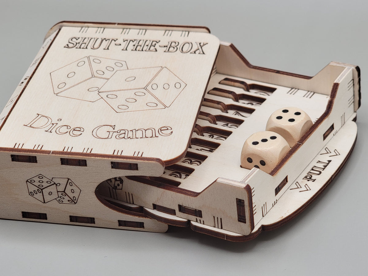 Shut the Box - Wood Kit