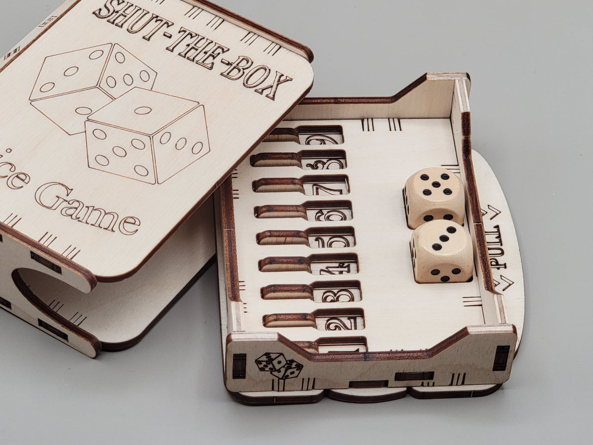 Shut the Box - Wood Kit