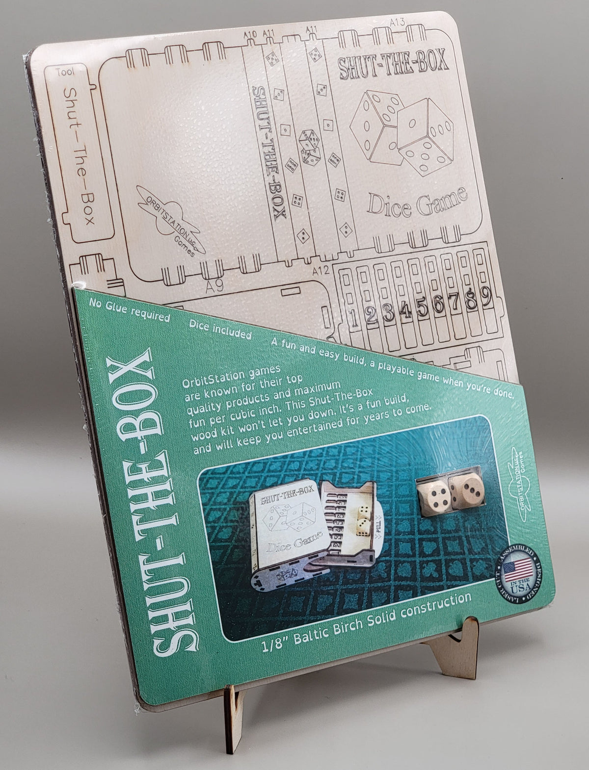 Shut the Box - Wood Kit